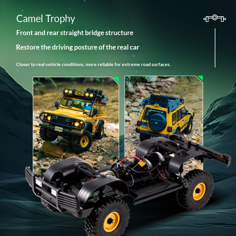 FCX10, modelo de camelo em esc - Rc Hobby Land avaliação e preço