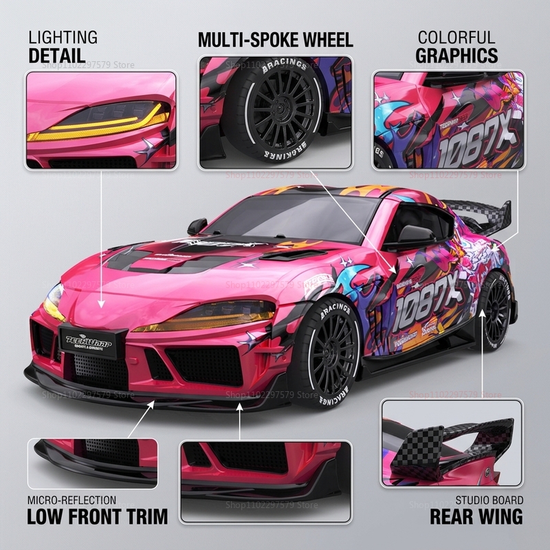 Carro de Drift RC em Escala 1: - Rc Hobby Toucan avaliação e preço