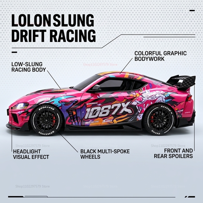 Carro de Drift RC em Escala 1: - Rc Hobby Toucan avaliação e preço
