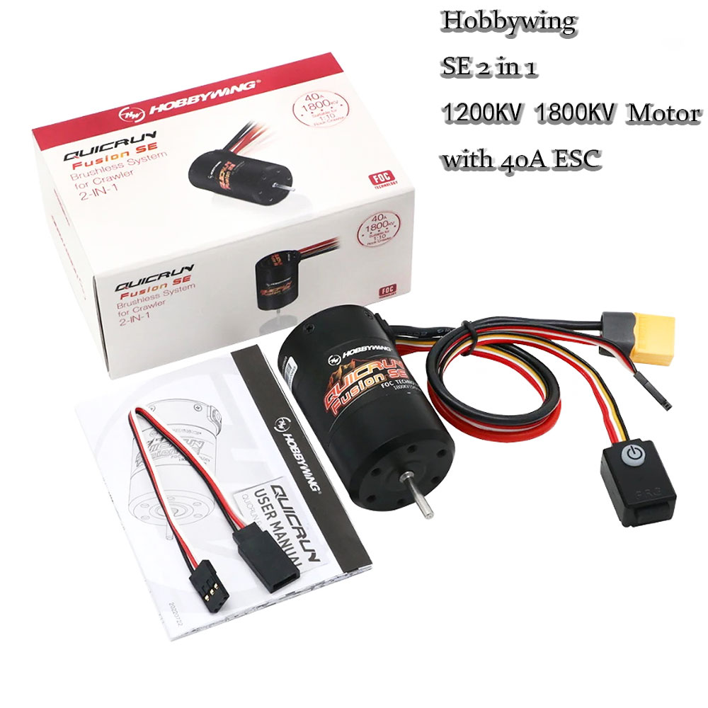 Hobbywing QuicRun Fusion SE Co - Rc Hobby Motor avaliação e preço