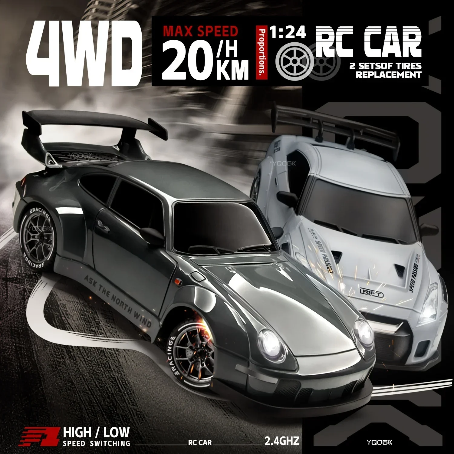 S814 1:24 Carro de Drift RC 4W - Rc Hobby Toucan avaliação e preço